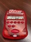 Radica Pocket Poker Red Handheld Lcd Game Travel 2004 Electronic Tested Works