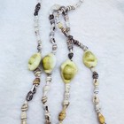 Vintage Natural Cowrie Sea Shell Necklace Unisex Surf Beach Comber 32 