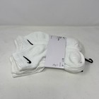 Nike Everyday Cushioned Ankle Socks 6-pair White M W6-10 m6-8