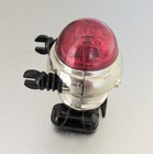 Working Tomy Rascal Star Robot Wind Up Taiwan Red Dome Silver Lost In Space 1977