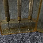 Vintage Accudart Steel Tip Brass Darts 3 Pc Set W  Original Case Made In Usa