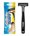 3 Gillette Guard Razor With Blade Cartridges - No Cut - Easy To Shave -free Ship
