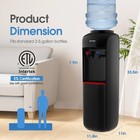 Icevoke Top Loading Hot   Cold Water Cooler Dispenser For 5 Gallon   Safety Lock