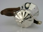 Stunning Heavy 212g Solid Silver Hand Hammered Lidded Jug C1970