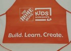 Home Depot Kids Workshop Apron Kids Size Orange Build Learn Create New