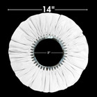 14  Domet Flannel Airway Buffing Wheel   Center Ring 5   16 Ply
