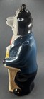 1973 Hamm s 11  Bear Ceramic Growler Blue Suit Decanter Ceramarte Made In Brazil