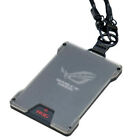 Asus Rog Business Work Id Card Badge Holder Vertical Metal Case With Neck Strap