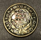 1837 Hard Times Token  millions For Defense   not One Cent For Tribute 
