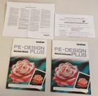 Brother Pe-design Plus Lettering Embroidery Photostitch Unused Module W software