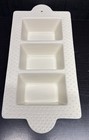 Nora Fleming Retired Swiss Dot Candy Relish Condiment Dish 3 Section Excellent