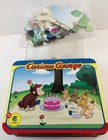 Curious George Tin Storage lunchbox With Matching Puzzle In Great Condition