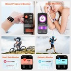 Ladys Smart Watch Women Fitness Tracker Blood Pressure Heart Rate Sport Watches