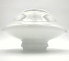 Vintage Milk Cased Glass Ceiling Lamp Shade Art Deco Style 9    Dia  3 5 8    Fitter