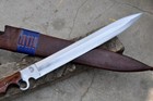 Custom Handmade Carbon Steel Blade Historical Dagger Sword hunting Sword Camping