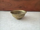 Antique Mongolian Tibetan  Buddhist Brass  Offering Bowl