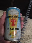 1972   1974 Tennent   s Lager    lovelies    Series Steel Pull-tab Beer Can Penny Graham