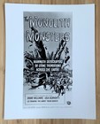 2 The Monolith Monsters  1957  Reprint Movie Artwork Still Lot Giant Crystals