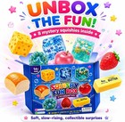Squishy Box Mystery Set  8 Pcs Slow Rising Squishies  Soft Squeeze Fidget Toys