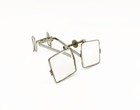 Antique May Manufacturing Loupe Vtg Old Clip On Magnifying Glasses
