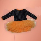 Blueberi Turkey Thanksgiving Baby Tutu Dress Polka Dot Fall Orange Sz 18 Months