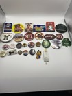 Vintage Pinback Button Lot 28 Pc Pins Beer Movies Betty Boop Irish Bubba Gump