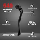 540 Titanium Derma Roller - Microneedle Micro Needle Roller For Men And Women