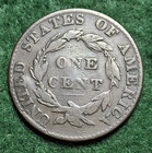 1821 Liberty Head  Large Cent Coin