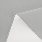 Vinyl Tablecloth With Flannel Backing For 84  X 60   rectangular  Light Grey