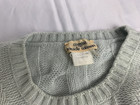 Malo For Bergdorf Goodman Men   s Sweater Light Blue 100  Cashmere Made In Italy M