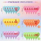 30 Pcs Valentine s Day Candy Heart Balloons 18 Inch Foil Xoxo Be Mine Love Sweet