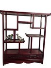 Vintage Chinese Fretwork Display Etagere Curio Shelf