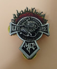 Ukraine Ukrainian Biker Motorcyclist Club Badge Pin Die Free Kyiv Crazy Hohols
