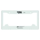 Sonic The Hedgehog Life In The Fast Lane Standard Plastic License Plate Frame
