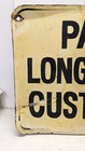 Vintage Hawaii Longs Drug Store Parking Hand Painted Pharmacy Sign