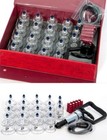 Hansol Professional Cupping Therapy Equipment Set With Pumping Handle 19 Cups