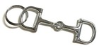 D Ring Snaffle Horse Bit Key Chain Novelty Gift New