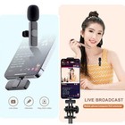 Lavalier Microphone Wireless Audio Video Recording Mini Mic For Android iphone