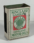 Sinclair Gasoline Oils - Opaline Motor Oils - Tin Matchbox Cover Matchbook 1920s
