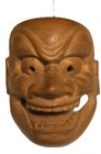 Fine Antique Japanese Netsuke Mask Mennetsuke Shishiguchi Signed - Shugetsu Saku