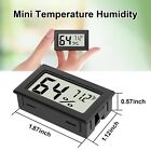 6pcs Digital Cigar Humidor Hygrometer Thermometer Temperature Black Gauge Fridge