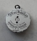 1933 Detroit Union Printers International Baseball Silver Jubilee Pin Coin Medal
