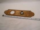 Antique Victorian Ornate Brass Door Knob Lock Plate   chicago Hardware Co 