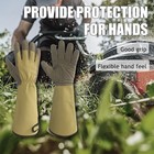 Long Cuff Gardening Work Gloves  Wear-resistant  Puncture-proof