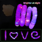 Purple 24 Pack Light Up Party Favors Supplies bulk Glow Sticks Bracelet neckl   
