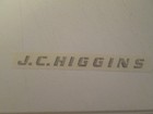 Jc Higgins Decals  Pair