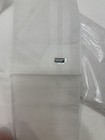Lot Of 6 White Poly cotton Blend Men Handkerchiefs Pocket Square Hankie New