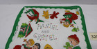 Rare Vintage 1950 s Children s Hansel And Gretel Handkerchief Hanky Rn13961