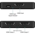 Hdmi Splitter 1 In 2 Out 4k  Hdmi Splitter 1 To 2 Amplifier For Full Hd 1080p 3d
