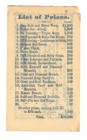 1870 Junta Central Republicana Puerto Rico  New York Loteria lottery Ticket  